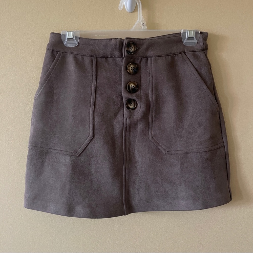 Suede Skirt